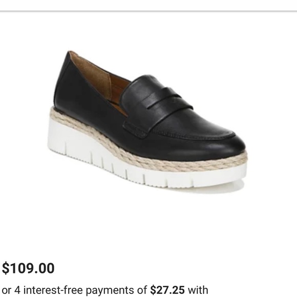 Franco Sarto Sansara Wedge Penny Loafer - size 7.5 - Picture 1 of 6